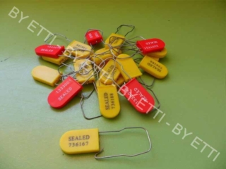 sigilli plastica e metallo a lucchetto PADLOCK MIX confezione da 100 pezzi x  0,11 cad.